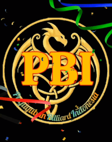 A Logo That Says Pbi With A Dragon In The Center GIF