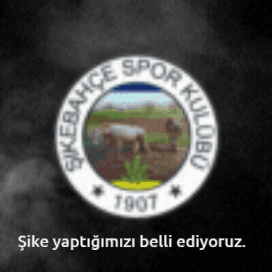 A Logo That Says ' Sikebahce Spor Kulübü ' On It GIF