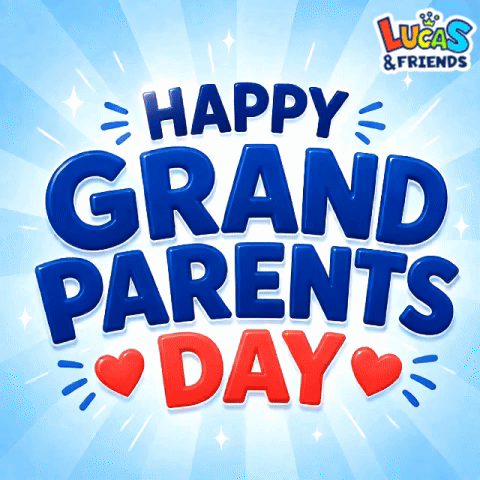 a lucas and friends advertisement for grandparents day