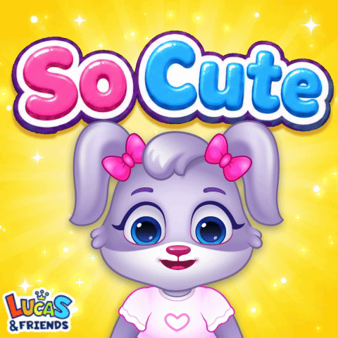 A Lucas And Friends Advertisement With A Bunny GIF