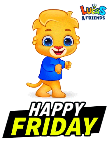 A Lucas And Friends Advertisement With A Cartoon Dog GIF