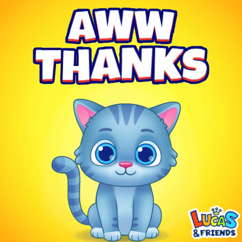 A Lucas And Friends Advertisement With A Cat GIF