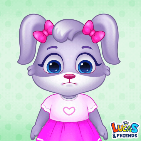 A Lucas And Friends Cartoon Of A Rabbit Girl GIF