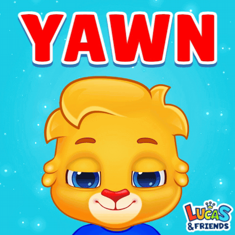 A Lucas & Friends Advertisement With A Cartoon Character GIF