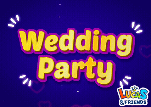 A Lucas & Friends Wedding Party Advertisement GIF