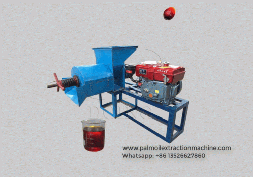 A Machine That Says ' Www.palmoliextractionmachine.com ' On It GIF