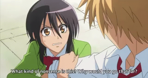 A Man And A Girl Are Talking And The Girl Is Asking The Man What Kind Of Nonsense Is This . GIF