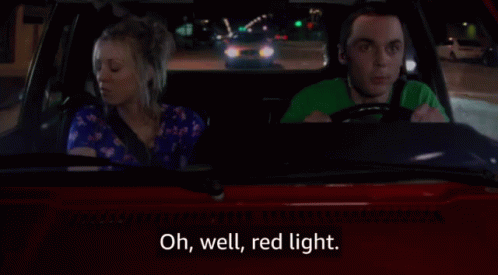 A Man And A Woman Are In A Car And The Man Is Saying " And Slowly Apply The Brake " .. GIF