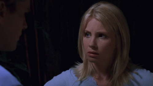 Man And Woman Looking At Each Other GIF