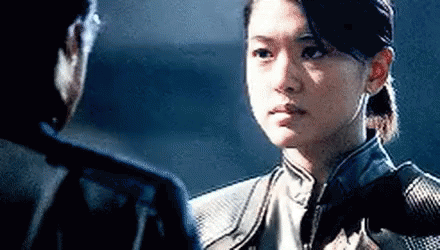 Man And Woman Looking Into Each Other's Eyes GIF