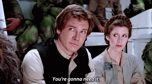 A Man And A Woman Are Sitting Next To Each Other And The Man Is Saying You 'Re Gonna Need It GIF