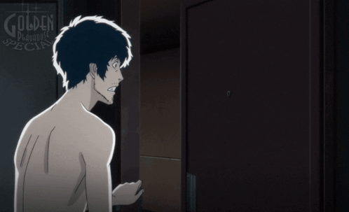 Man And Woman In Front Of Golden Diamond Sign GIF