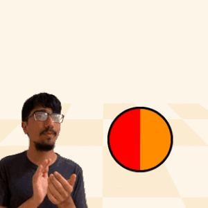 A Man Clapping In Front Of A Speedy + Splodey Speedysplode Logo GIF