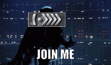 A Man Giving A Thumbs Up In Front Of A Sign That Says " Join Me " GIF