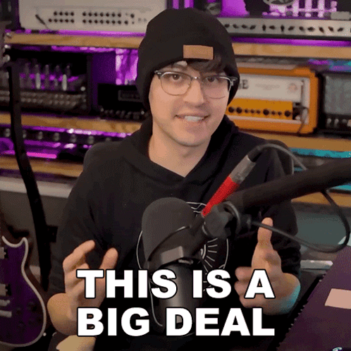 Man Holding Microphone Saying This Is A Big Deal GIF