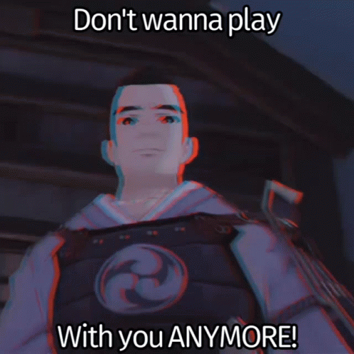 Man Holding Sword Don T Wanna Play With You GIF