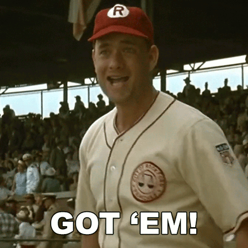Baseball Player Saying Got Em GIF