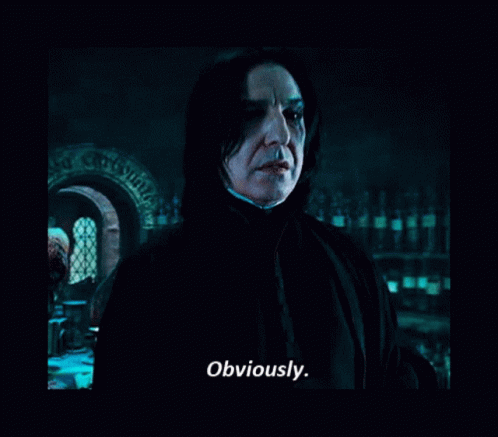 A Man In A Black Robe Says Obviously GIF