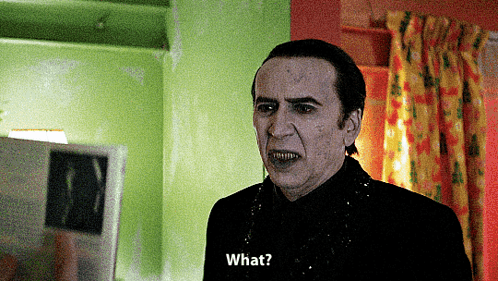 A Man In A Black Shirt Is Asking What GIF