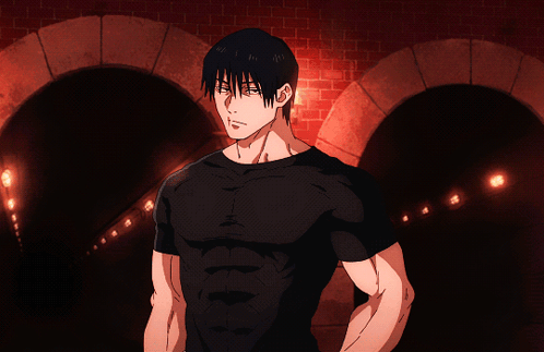 A Man In A Black Shirt Is Holding A Gun In A Tunnel GIF