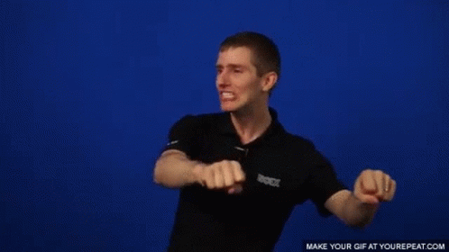 Man In Black Shirt Pointing At Camera GIF