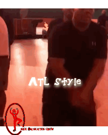 A Man In A Black Shirt With The Word Atl Style On It GIF