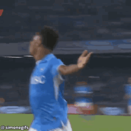 A Man In A Blue Jersey With The Number 7 On It GIF