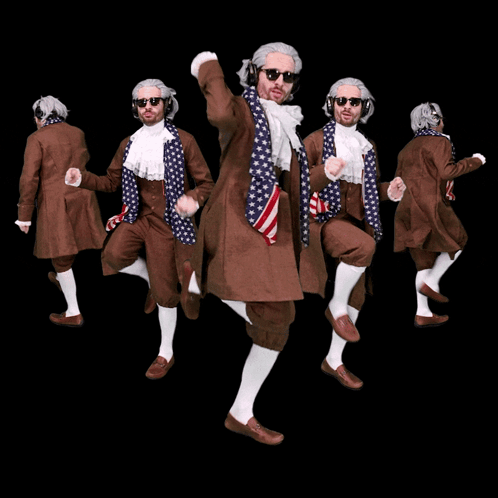 A Man In A Brown Coat And White Socks Is Wearing Sunglasses GIF