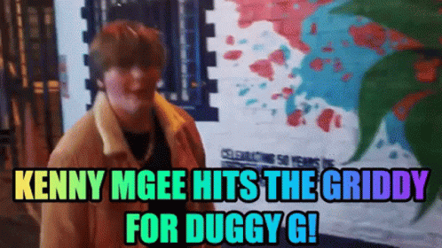 A Man In A Brown Jacket Says Kenny Mgee Hits The Griddy For Duggy Gi GIF