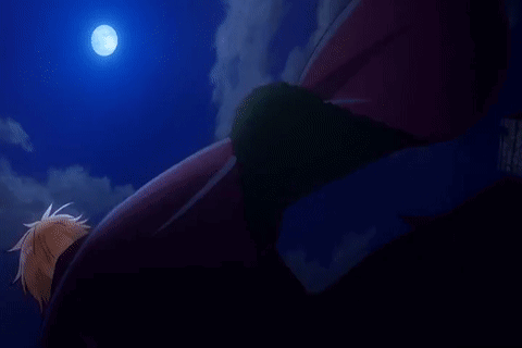 A Man In A Cape Is Standing In Front Of A Building With A Quote . GIF