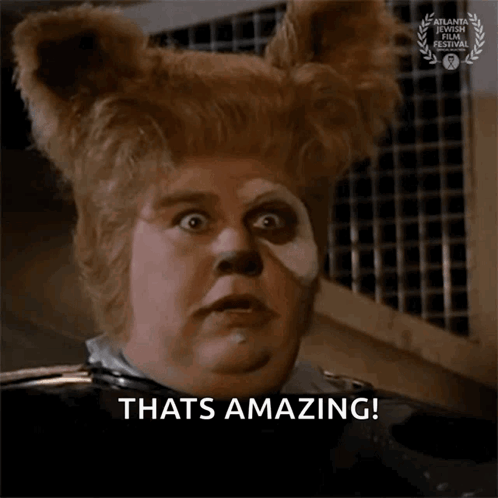 Man In Cat Costume Says That's Amazing And Holy Shit GIF