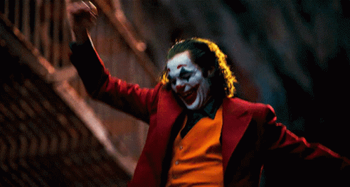 Clown Man With Outstretched Arms GIF