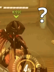 A Man In A Cowboy Hat Is In A Video Game With A Question Mark Above Him GIF