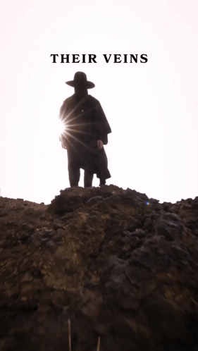 Cowboy Hat Man On Rocky Hill Says I Feel The Same Tho GIF