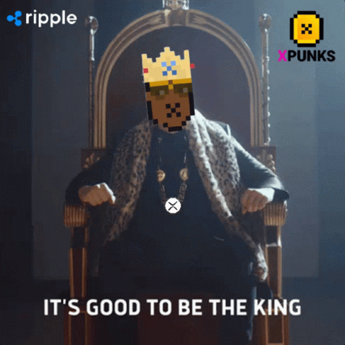 a man in a crown sits on a throne with the words it 's good to be the king on the bottom