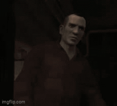 a man in a dark room says good lord what are you doing ?