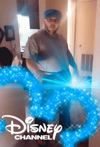 A Man In A Disney Channel Photo GIF