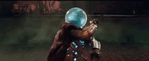 A Man In A Helmet Is Surrounded By Green Smoke GIF
