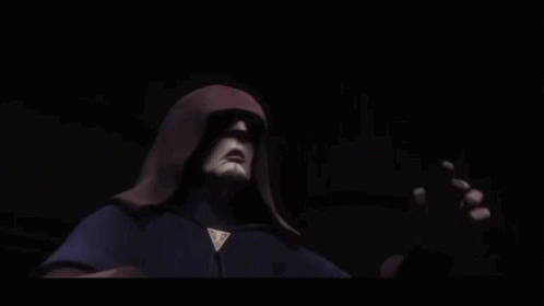 A Man In A Hood Is Holding A Blue Lightning Bolt In His Hand . GIF