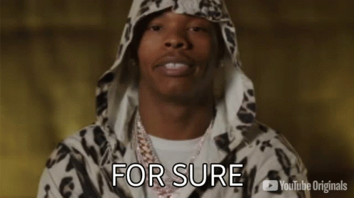 A Man In A Hooded Jacket Is Saying For Sure . GIF