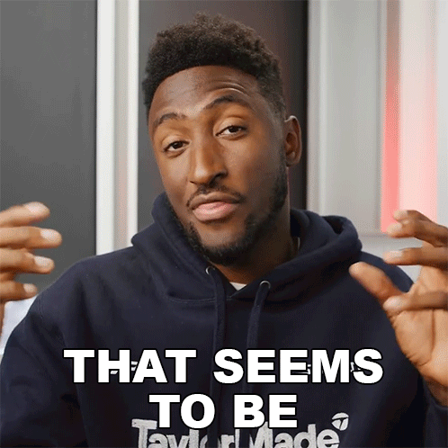 A Man In A Hoodie Says That Seems To Be Taylormade GIF