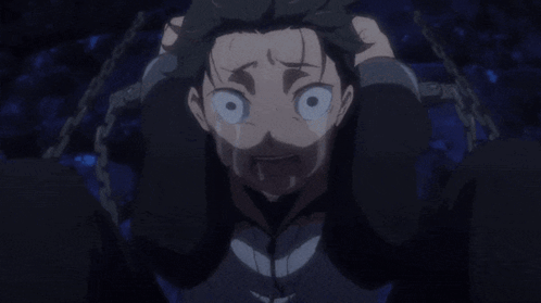 A Man In A Jacket With The Letter N On It Is Crying GIF