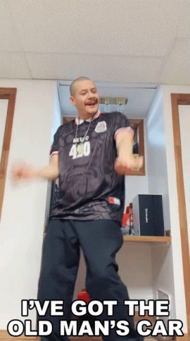 A Man In A Mexico 420 Shirt Is Dancing GIF