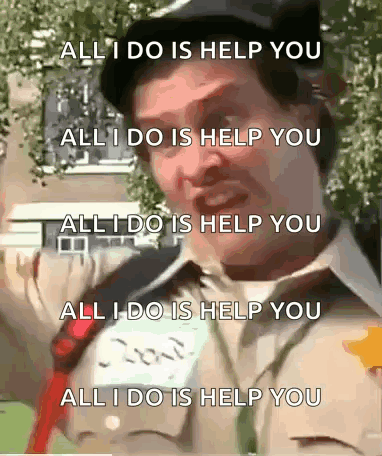A Man In A Military Uniform Says All I Do Is Help You All I Do Is Help You All I Do Is Help You GIF