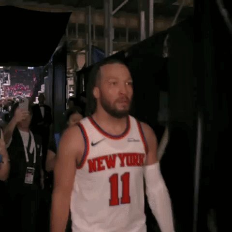 A Man In A New York Jersey Number 11 Walks Through A Tunnel GIF