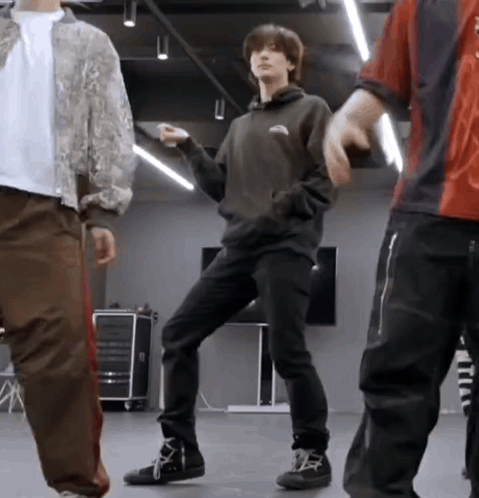 Man In North Face Hoodie Dancing GIF