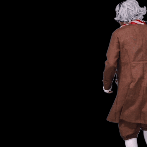 A Man In A Patriotic Outfit Points To The Word You Ate GIF