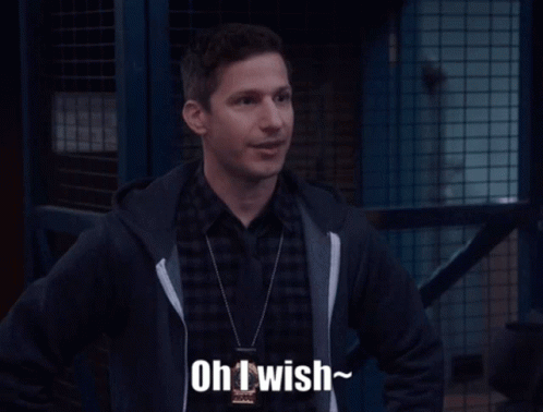 A Man In A Plaid Shirt And A Hoodie Says Oh I Wish GIF