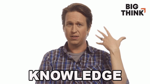 Man In Plaid Shirt With Think Logo GIF