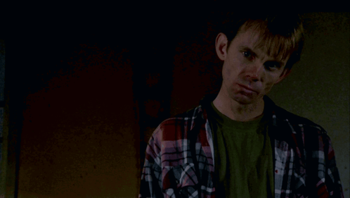 Man In Plaid Shirt Saying Stop Crying GIF